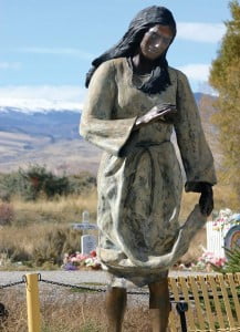 Statue of Sacajaweain Fort Washakie, Wyoming