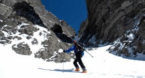 Backcountry skiing, Dubois. Photo: Jared Steinman