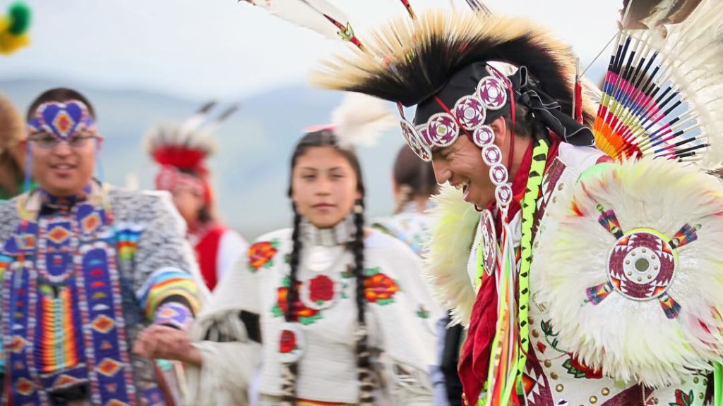 Powwows der amerikanischen Ureinwohner
