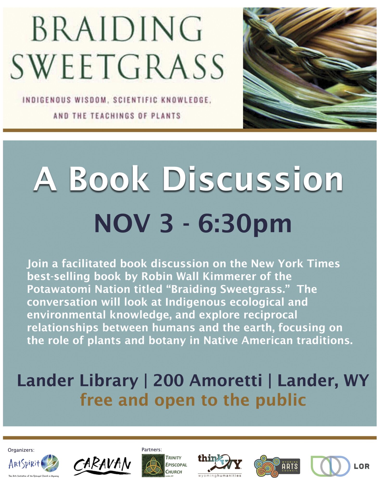 "Braiding Sweetgrass" Book Discussion