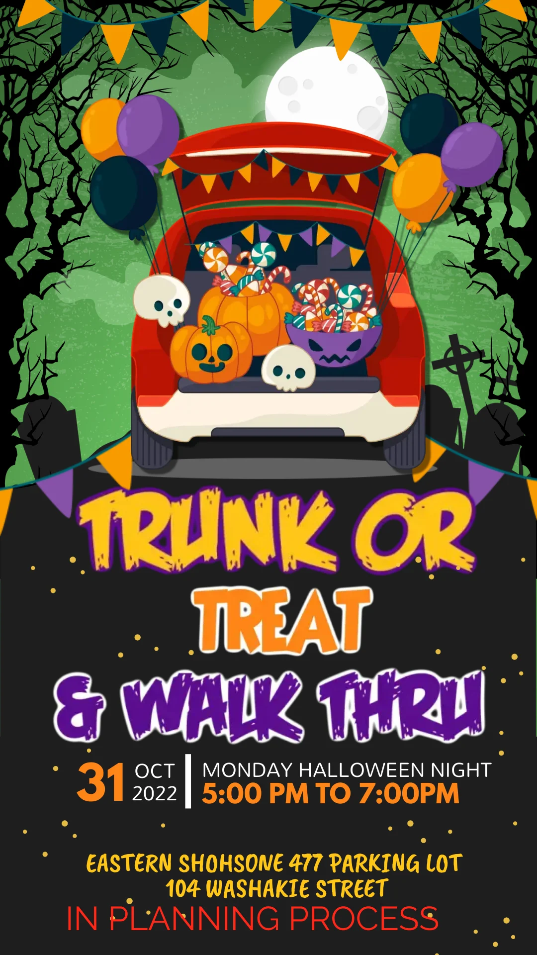 Trunk or Treat and Walk Thru