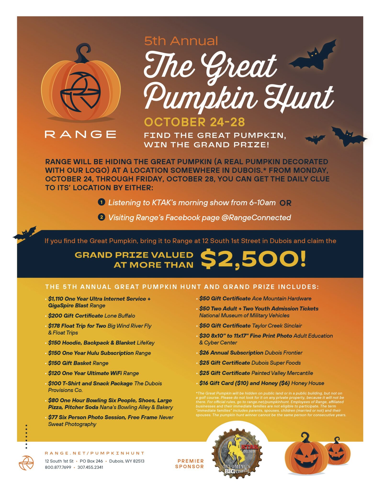 5th Annual Great Pumpkin Hunt