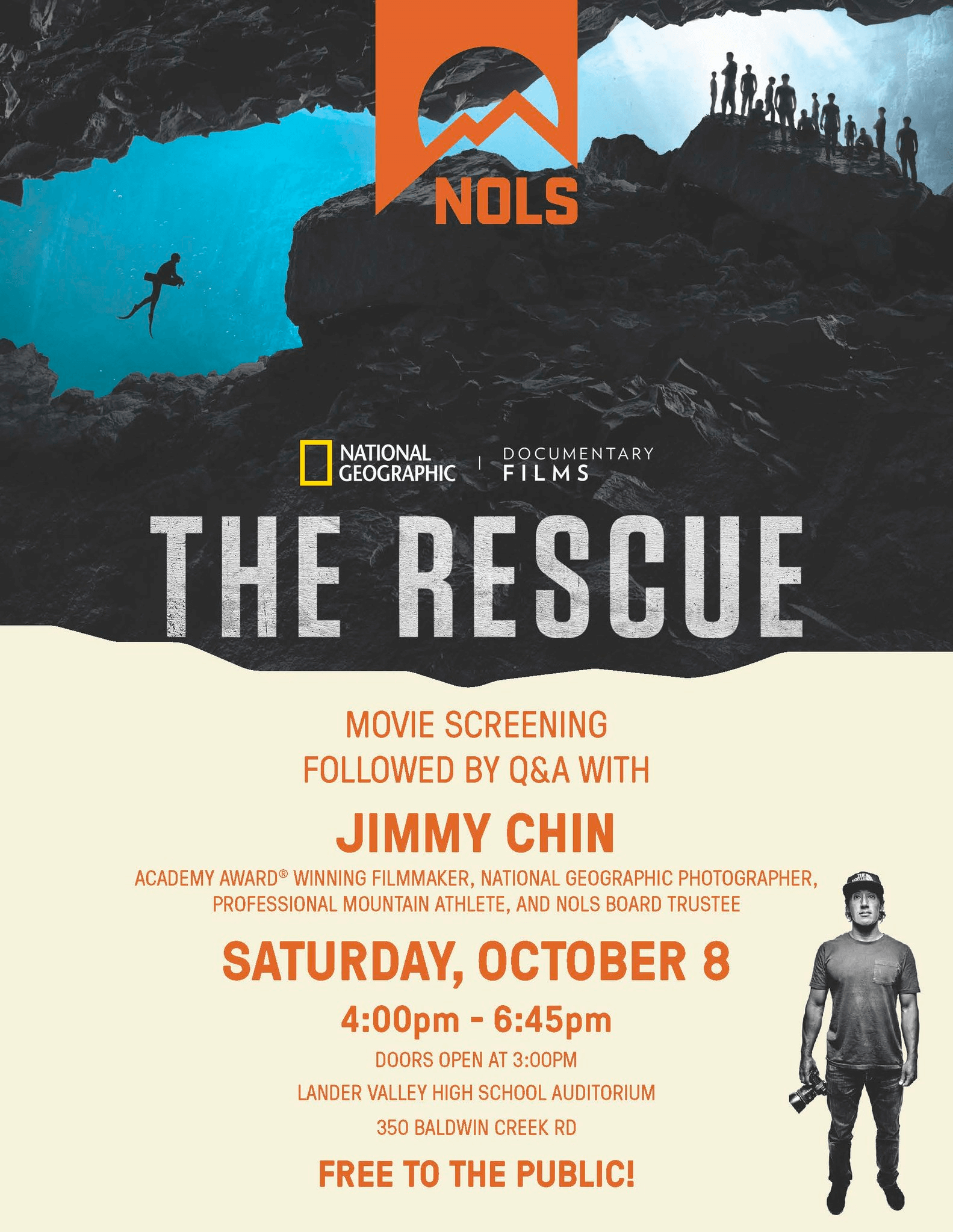 The Rescue Movie Screening with Jimmy Chin