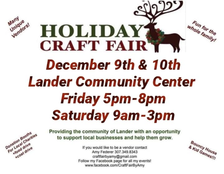 Holiday Craft Fair at the Lander Community Center