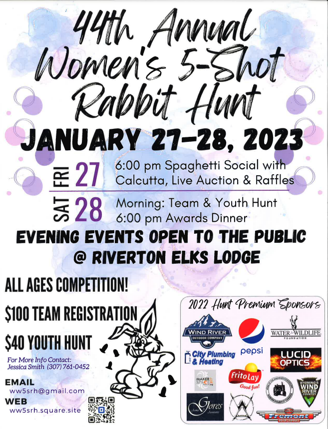 44th Annual Women’s 5 Shot Rabbit Hunt and Social