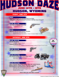 Hudson Daze Event Flyer 2024