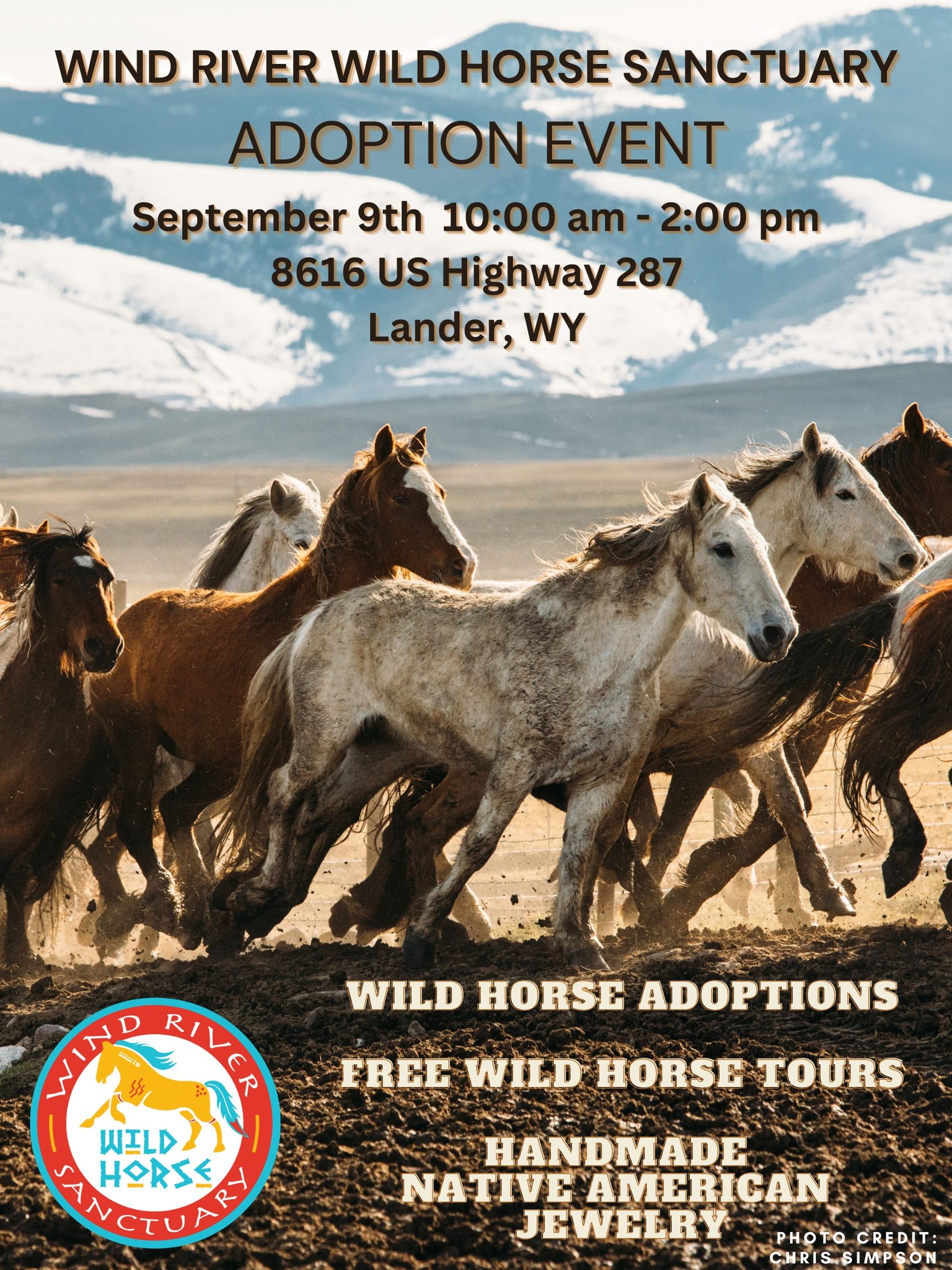 Wind River Wild Horse Sanctuary’s End of Summer Adoption Event