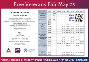 Veterans talking to veterans schedule