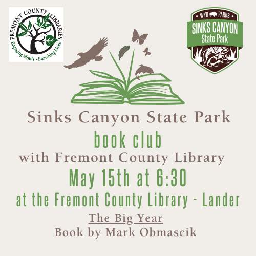 Sinks/Lander Library book club poster
