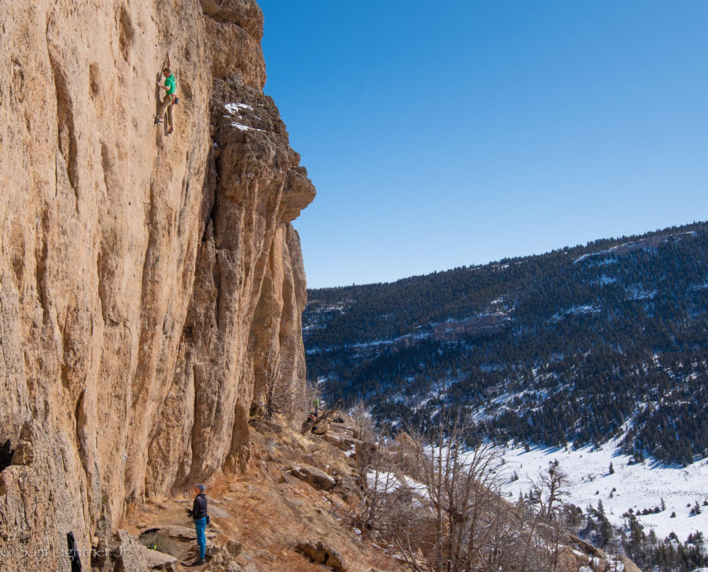 People Climbing at Sinks