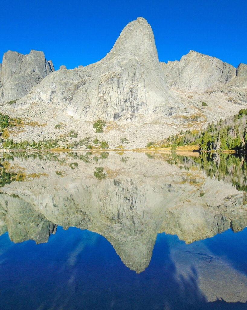 mountain and lake
