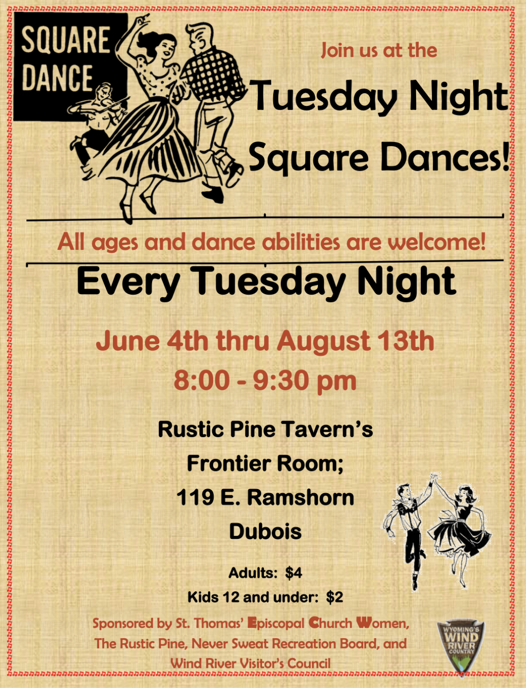 Square Dancing Flyer