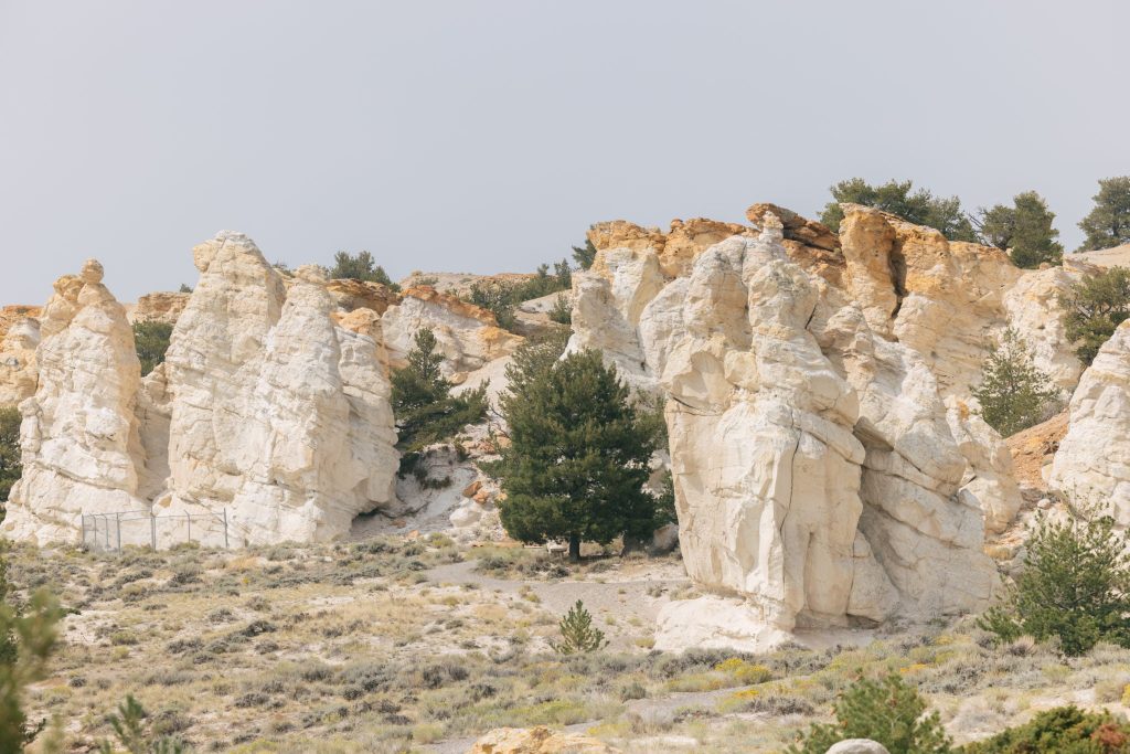 Castle Gardens Petroglyph Site near Shoshoni, Wyoming, featuring ancient carvings and unique rock formations, a top thing to do for history enthusiasts.