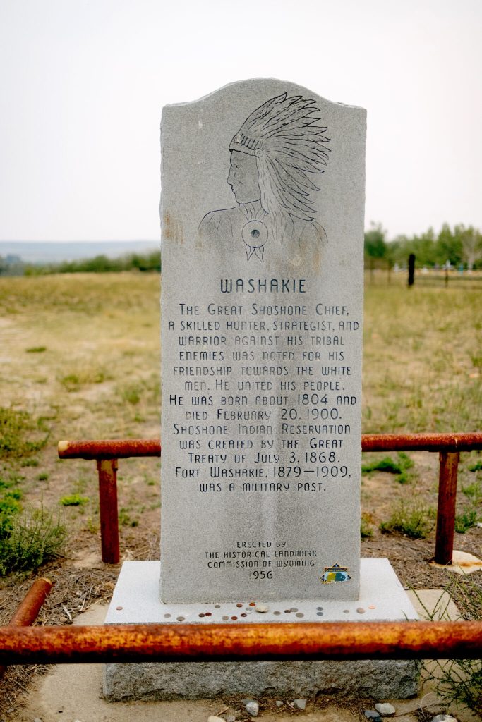 Chief Washakie’s Grave at Fort Washakie, a historic landmark on the Wind River Reservation and an essential cultural stop for visitors seeking meaningful things to do.