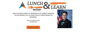 Events Lunch and Learn. Join the Chamber of Commerce in welcoming U.S. Representative Harriet Hageman as she presents on the Rural Health Transformation Program. Please contact the Lander Chamber of Commerce (307) 332-3892 for more information. 12 to 1 p.m.