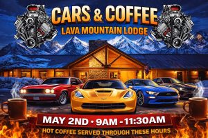 Cars and Coffee Lava Mountain Lodge