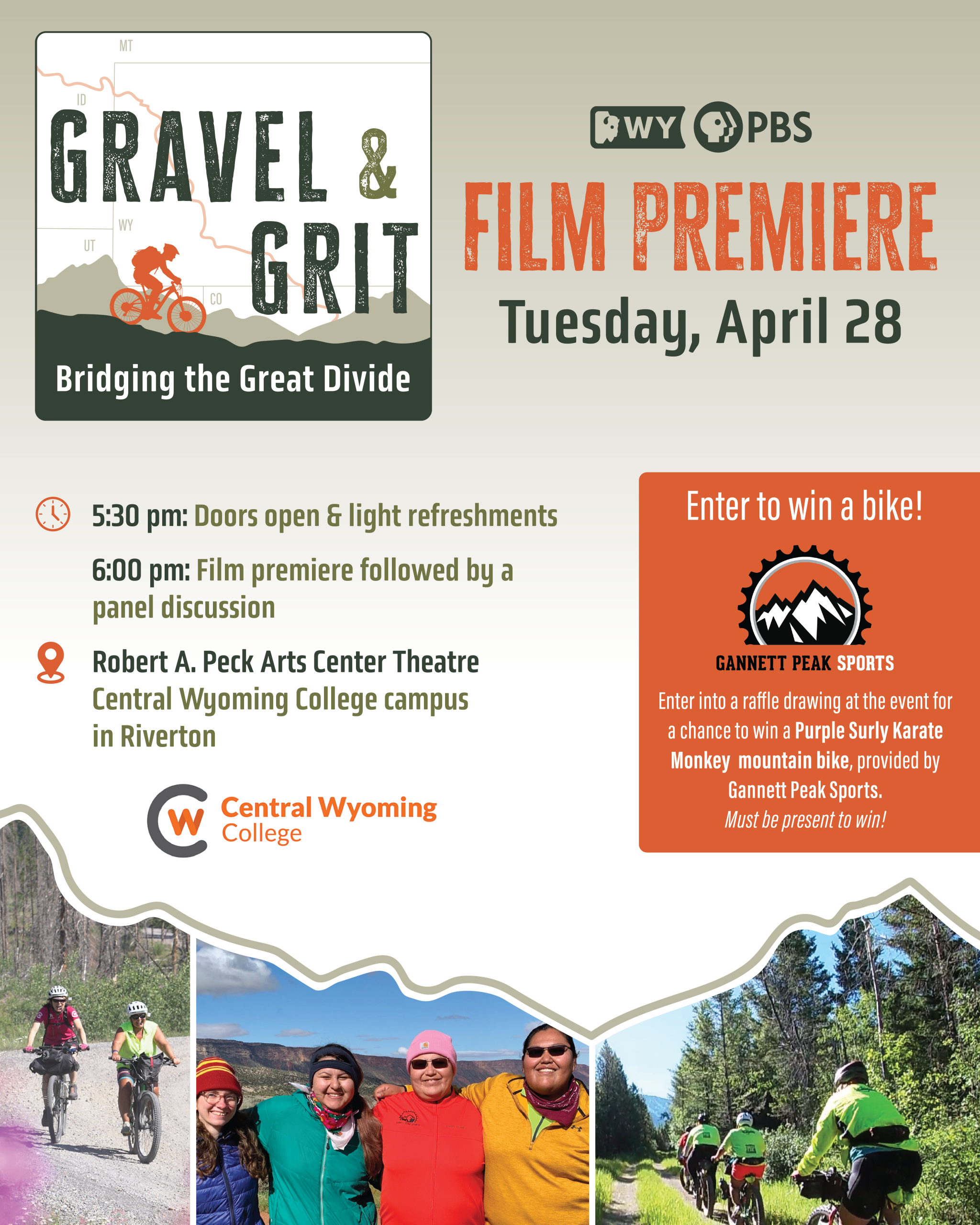 Gravel & Grit: Bridging the Great Divide follows a diverse group of novice cyclists as they take on the legendary Great Divide Mountain Bike Route, from the top of Montana to Atlantic City, Wyoming. Along the way, they don’t just ride, they contribute to a scientific research project while pushing through one of North America’s longest and most demanding backcountry routes. The journey tests more than physical endurance. Harsh conditions, unpredictable weather, and the realities of trail life challenge riders both mentally and emotionally. Moments of joy emerge in the toughest stretches, but the weight of personal struggles can still shape the path forward.